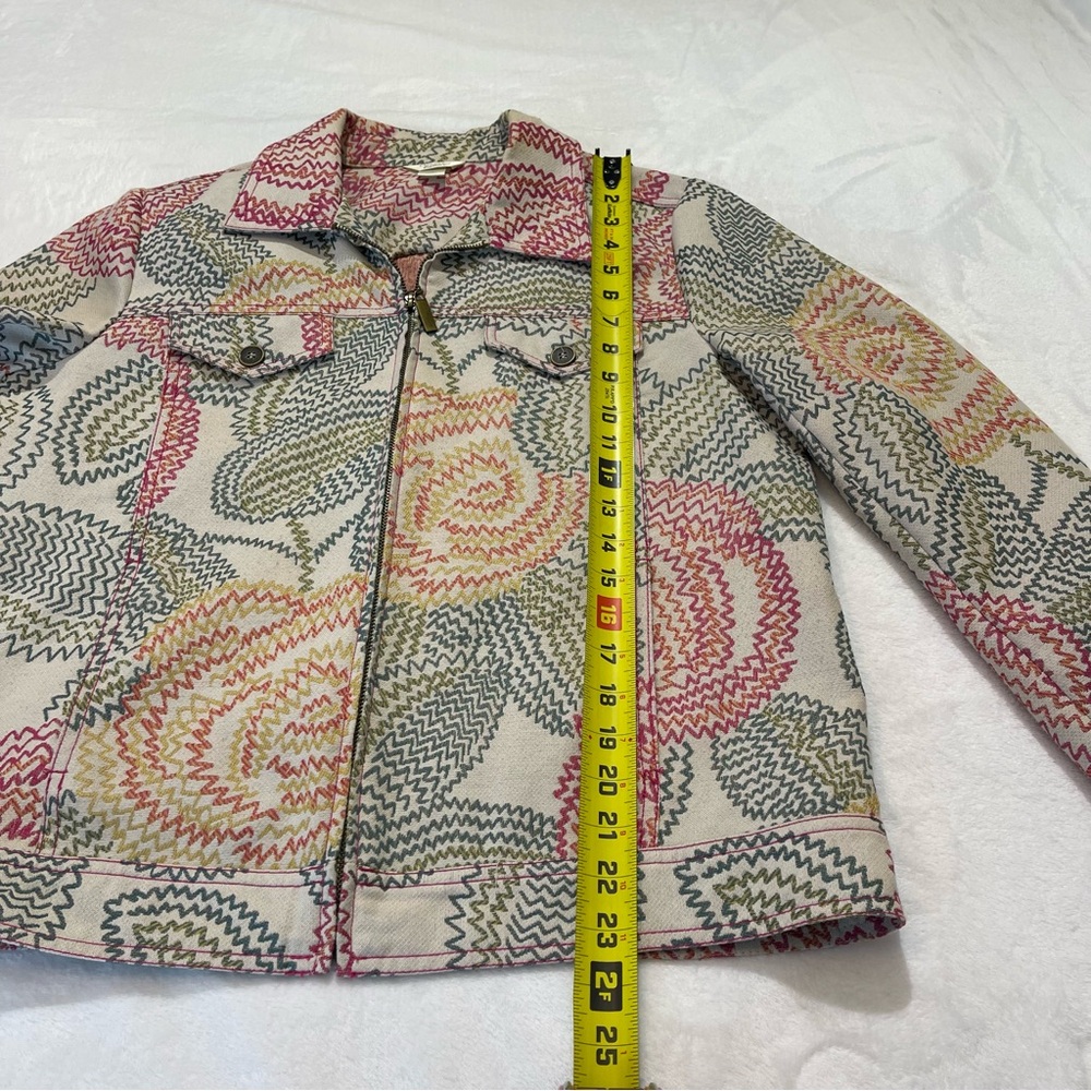 CHRISTOPHER & BANKS WOMENS SIZE M ZIP UP JACKET - Picture 5 of 5